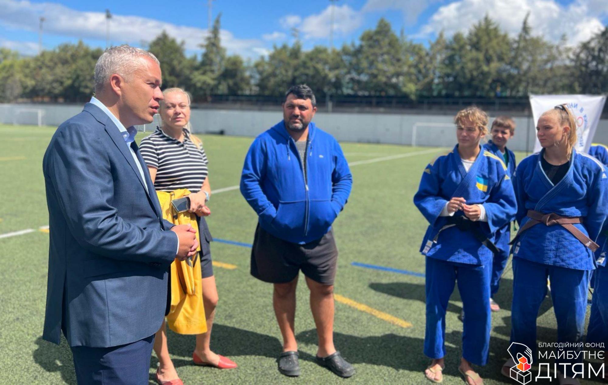 Анатолий Бойко, Карен Балаян, Анастасия Чижевская Анастасия Чижевская, подопечная БФ “Майбутнє - дітям”, выиграла бронзу на чемпионате Европы по дзюдо